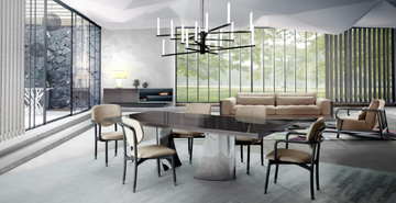 SAKS - Rectangular wooden table by Costantini Pietro - view 3